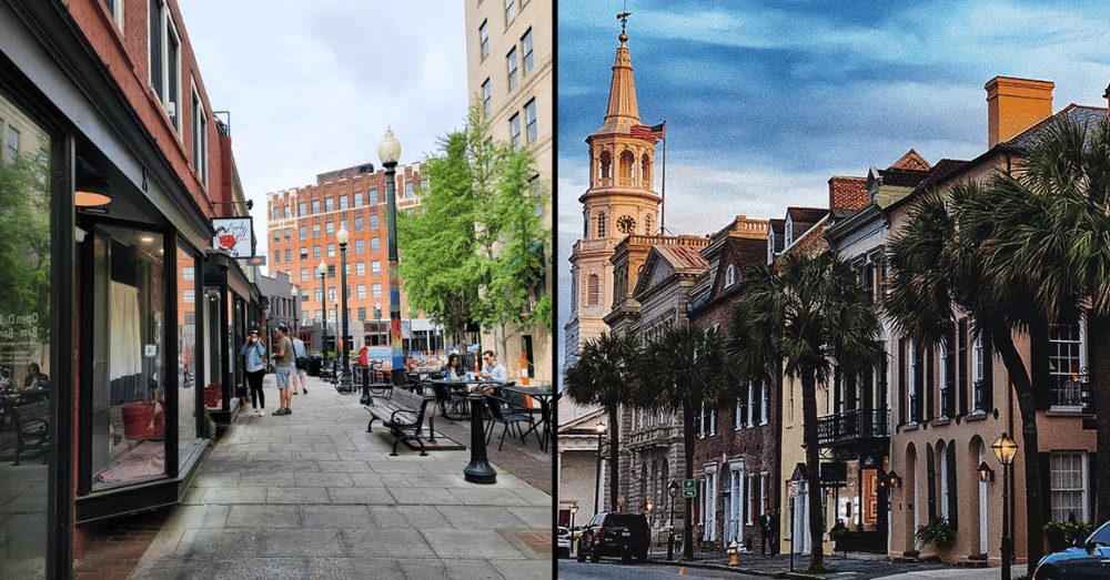 Three Southern Downtown Areas Worth Your Time - downtown Asheville and downtown Charleston